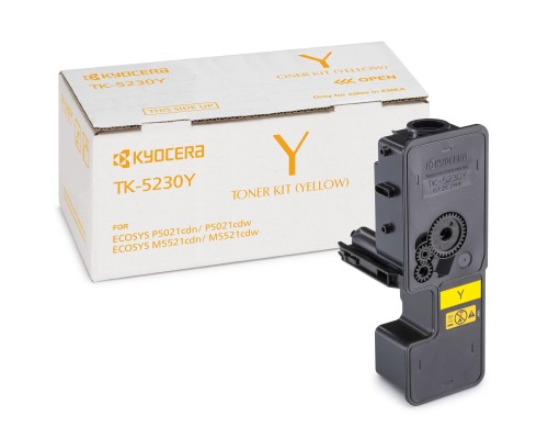 Тонер-картридж Kyocera TK-5230Y yellow (1T02R9ANL0)