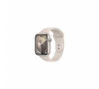 Смарт-годинник Apple Watch Series 9 GPS 41mm Starlight Aluminium Case with Starlight Sport Band - S/M (MR8T3QP/A)
