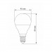 Лампочка Videx LED G45e 3.5W E14 3000K 220V (VL-G45e-35143)