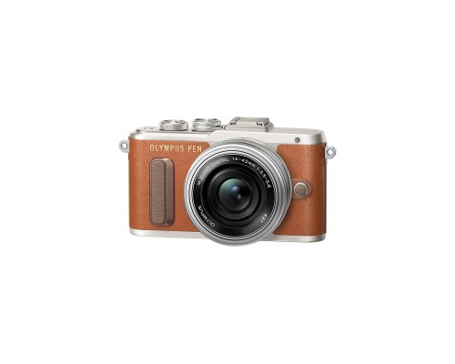 Цифровий фотоапарат Olympus E-PL8 14-42 mm Pancake Zoom Kit brown/silver (V205082NE000)