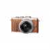 Цифровий фотоапарат Olympus E-PL8 14-42 mm Pancake Zoom Kit brown/silver (V205082NE000)