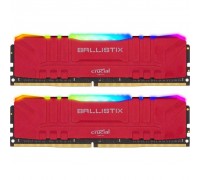 Модуль пам'яті для комп'ютера DDR4 32GB (2x16GB) 3200 MHz Ballistix Red RGB MICRON (BL2K16G32C16U4RL)