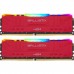 Модуль пам'яті для комп'ютера DDR4 32GB (2x16GB) 3200 MHz Ballistix Red RGB MICRON (BL2K16G32C16U4RL)