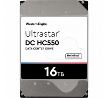 Жесткий диск 3.5" 16TB Ultrastar DC HC550 WD (WUH721816ALE6L4)