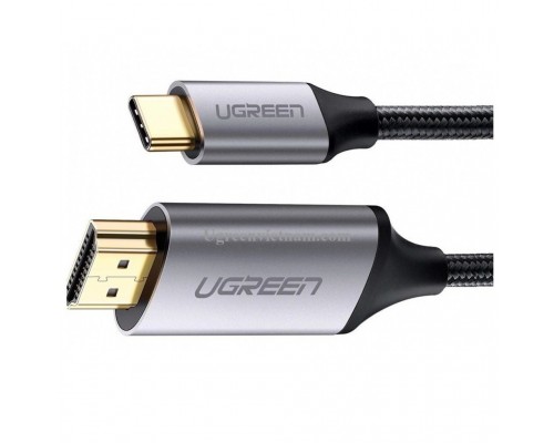 Перехідник Ugreen Type-C M to HDMI M 1.5m MM142 Alum. (Gray\Black) (50570)