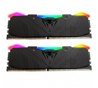 Модуль памяти для компьютера DDR4 16GB (2x8GB) 2666 MHz Viper RGB Black Patriot (PVR416G266C5K)