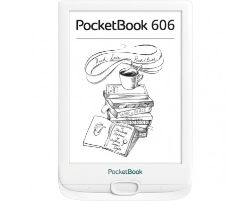 Електронна книга PocketBook 606, White (PB606-D-CIS)