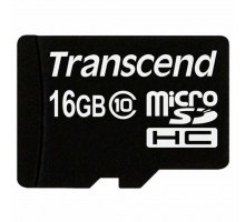Карта памяти Transcend 16Gb microSDHC class 10 (TS16GUSDC10)