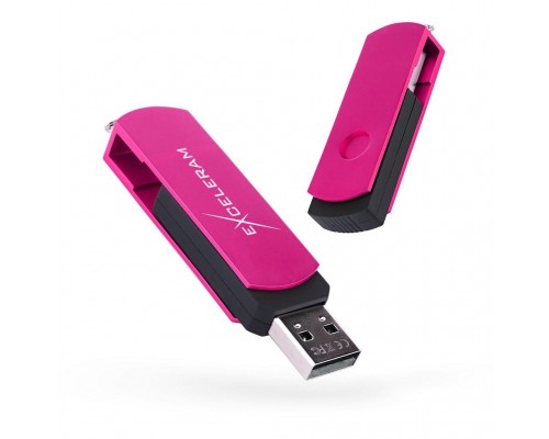 USB флеш накопичувач eXceleram 32GB P2 Series Rose/Black USB 2.0 (EXP2U2ROB32)