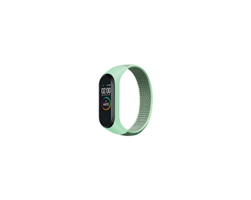 Ремінець до фітнес браслета BeCover Nylon Style для Xiaomi Mi Smart Band 5/6 Mint (705426)