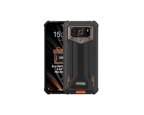 Мобільний телефон Sigma X-treme PQ55 Black Orange (4827798337929)