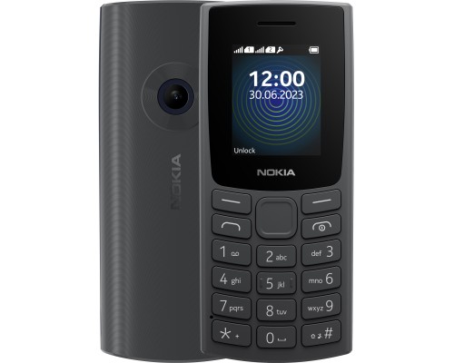 Мобільний телефон Nokia 110 DS 2023 Charcoal (1GF019FPA2C01)