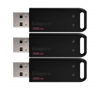 USB флеш накопичувач Kingston 3x32GB DataTraveler 20 USB 2.0 (DT20/32GB-3P)