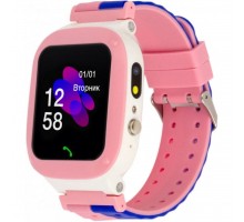 Смарт-годинник ATRIX iQ2200 IPS Cam Flash Pink дитячий телефон-часы з трекером (iQ2200 Pink)