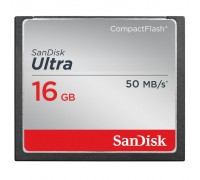 Карта памяти SANDISK 16Gb Compact Flash Ultra (SDCFHS-016G-G46)