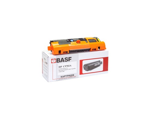 Картридж BASF для HP CLJ 1500/2500 аналог C9702A Yellow (KT-C9702A)