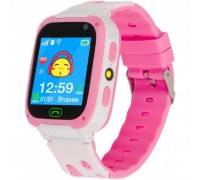 Смарт-годинник ATRIX iQ2300 IPS Cam Flash Pink дитячий телефон-часы з трекером (iQ2300 Pink)