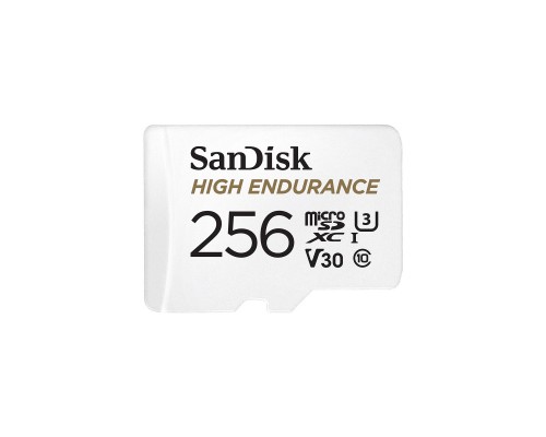 Карта пам'яті SanDisk 256GB microSD class 10 UHS-I U3 V30 High Endurance (SDSQQNR-256G-GN6IA)