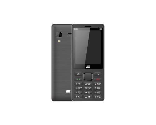 Мобільний телефон 2E E280 2022 Dual SIM Black (688130245210)