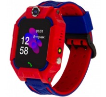 Смарт-годинник ATRIX iQ2500 IPS Cam Flash Red дитячий телефон-часы з трекером (iQ2500 Red)