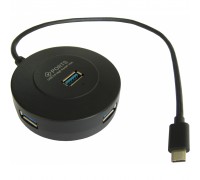 Концентратор Maiwo USB 3.1 Type-C - 4 port USB 3.0 Type-А, cable 30 cm (KH304)