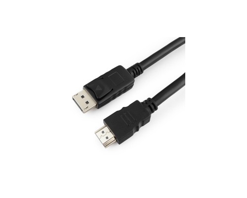 Кабель мультимедийный DisplayPort to HDMI 5.0m Cablexpert (CC-DP-HDMI-5M)