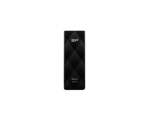 USB флеш накопичувач Silicon Power 64Gb BLAZE B20 black USB3.0 (SP064GBUF3B20V1K)