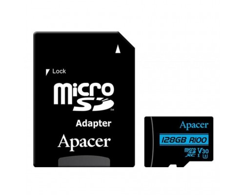 Карта памяти Apacer 128GB microSDHC class 10 UHS-I U1 V10 (AP128GMCSX10U7-R)