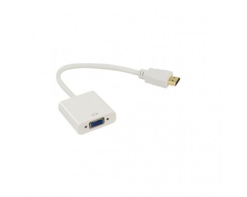 Перехідник ST-Lab HDMI male - VGA F (без додаткових кабелей) (U-990 Pro BTC white)