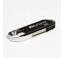 USB флеш накопичувач Mibrand 64GB Aligator Black USB 2.0 (MI2.0/AL64U7B)