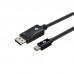 Кабель мультимедійний Mini DisplayPort to DisplayPort 2.0m 2E (2E-W1704)