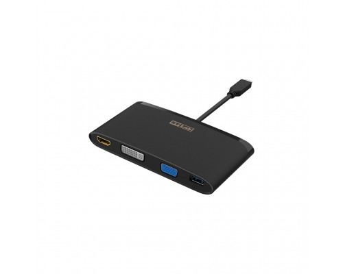 Концентратор ST-Lab USB 3.1 Type-C to HDMI 4K + DVI + VGA + 2хUSB3.0 + Gigabit R (U-2200)
