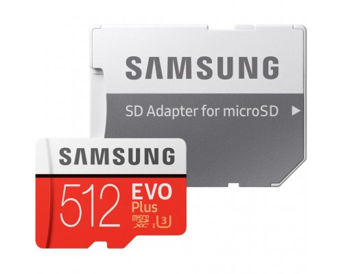 Карта пам'яті Samsung 512GB microSD class 10 UHS-I U3 Evo Plus V2 (MB-MC512HA/RU)