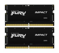 Модуль пам'яті для ноутбука SoDIMM DDR5 16GB (2x8GB) 6000 MHz Impact Kingston Fury (ex.HyperX) (KF564S38IB-16)