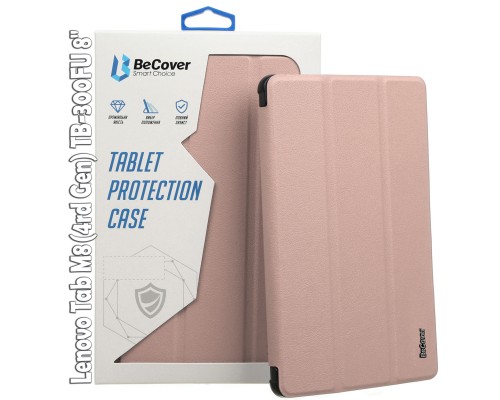 Чохол до планшета BeCover Smart Case Lenovo Tab M8(4rd Gen) TB-300FU 8" Rose Gold (709214)