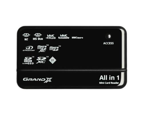 Считыватель флеш-карт Grand-X CRX05Black