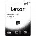 Карта пам'яті Lexar 64GB microSDHC class 10 UHS-I (LFSDM10-64GABC10)