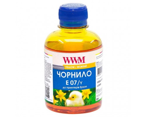 Чорнило WWM EPSON Stylus Universal Yellow (E07/Y)