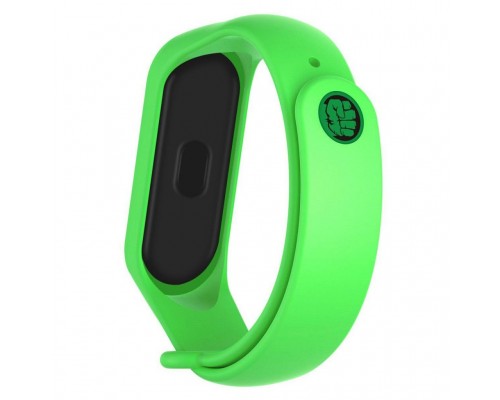 Ремінець до фітнес браслета Armorstandart Superhero Edition для Xiaomi Mi Band 5 Hulk Green (ARM57069)