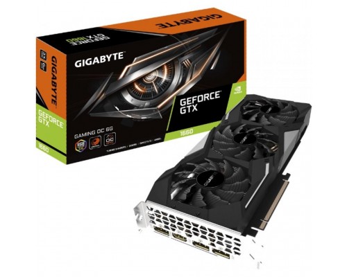 Видеокарта GIGABYTE GeForce GTX1660 6144Mb GAMING OC (GV-N1660GAMING OC-6GD)