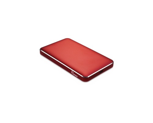 Карман внешний Argus 2.5' SATA III, max 4TB ,USB Type C, Al, red (GD-25609-RED)