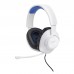 Навушники JBL Quantum 100P for PS White (JBLQ100PWHTBLU)