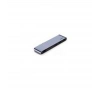 Концентратор Ugreen USB3.1 MacBook Pro 2*Type-C to HDMI/USB 3.0x2/HDMI/RJ45/PD CM218 (50984)