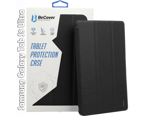 Чохол до планшета BeCover Smart Case Samsung Galaxy Tab S8 Ultra SM-X900 / SM-X906 Black (709188)