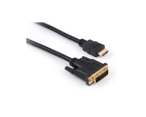 Кабель мультимедийный HDMI to DVI 24+1 1.8m Vinga (VCPHDMIDVI1.8)