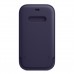 Чохол до мобільного телефона Apple iPhone 12 | 12 Pro Leather Sleeve with MagSafe - Deep Violet (MK0A3ZE/A)