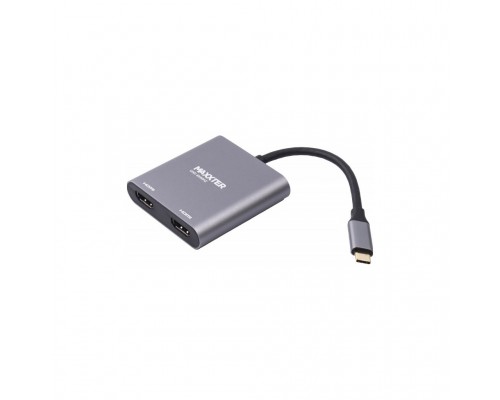 Перехідник Maxxter USB-C to 2 HDMI 2 display (V-CM-2HDMI)