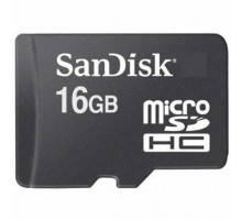 Карта памяти SanDisk 16Gb microSDHC class 4 (SDSDQM-016G-B35NSDSDQM-016G-B35)