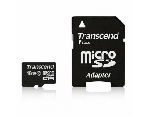 Карта пам'яті Transcend 16Gb microSDHC class 10 (TS16GUSDHC10)