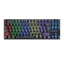 Клавіатура REAL-EL M28 RGB TKL, black